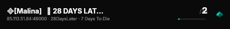 [Malina]   ☣ 28 DAYS LATER ☣   [03.07] live status badge