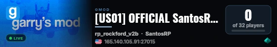 [US01] OFFICIAL SantosRP BETA | SantosRP.com live status badge