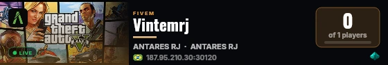 Vintemrj live status badge