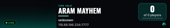 ARAM MAYHEM live status badge