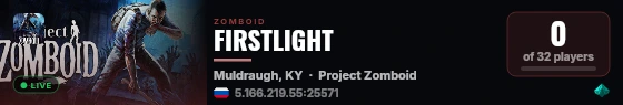 FIRSTLIGHT live status badge