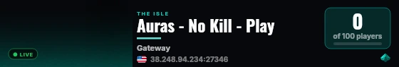 Auras - No Kill - Play live status badge