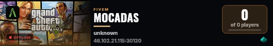 MOCADAS live status badge