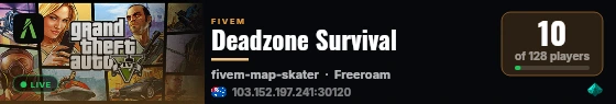 Deadzone Survival live status badge