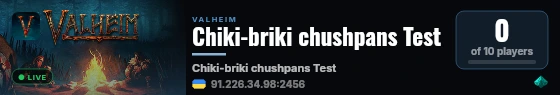 Chiki-briki chushpans Test live status badge