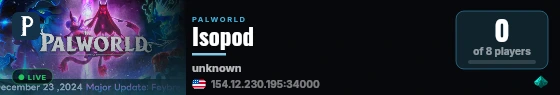Isopod live status badge