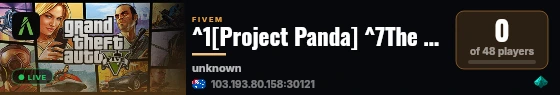 ^1[Project Panda] ^7The Playground 🏁 live status badge