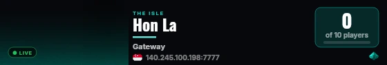 Hon La live status badge