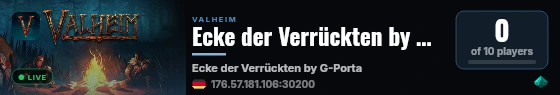 Ecke der Verrückten by G-Portal.com live status badge
