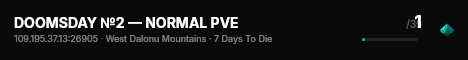 DOOMSDAY №2 — NORMAL PVE live status badge
