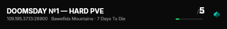 DOOMSDAY №1 — HARD PVE live status badge
