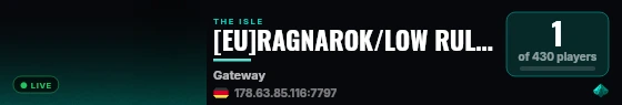 [EU]RAGNAROK/LOW RULES/1.25x/NO.PRIME.TASKS live status badge
