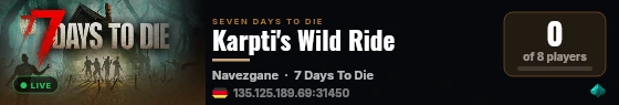Karpti's Wild Ride live status badge