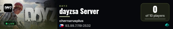 dayzsa Server live status badge