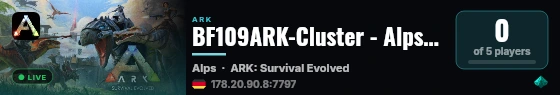 BF109ARK-Cluster - Alps - (v361.7) live status badge