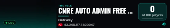 CNRE AUTO ADMIN FREE SKIN live status badge