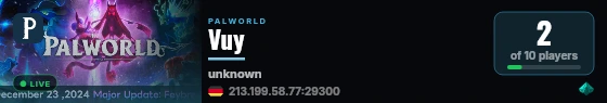 Vuy live status badge