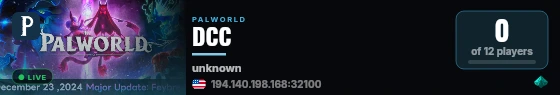 DCC live status badge