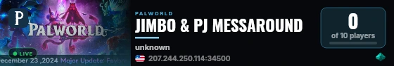 JIMBO & PJ MESSAROUND live status badge