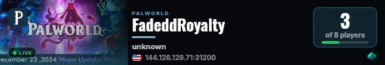 FadeddRoyalty live status badge