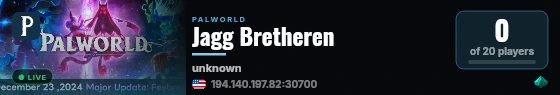Jagg Bretheren live status badge