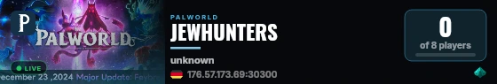 JEWHUNTERS live status badge
