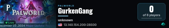 GurkenGang live status badge