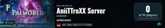 AniiTTroXX Server live status badge