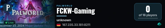 FCKW-Gaming live status badge