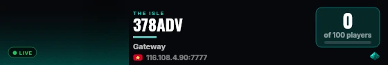 378ADV live status badge