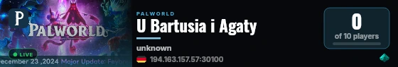 U Bartusia i Agaty live status badge
