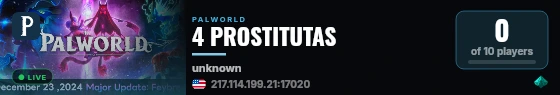 4 PROSTITUTAS live status badge