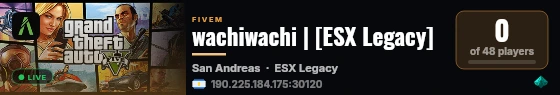 wachiwachi | [ESX Legacy] live status badge