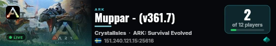 Muppar - (v361.7) live status badge