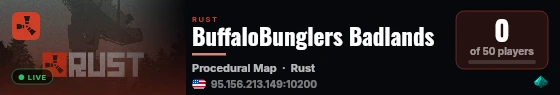 BuffaloBunglers Badlands live status badge