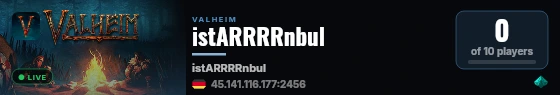 istARRRRnbul live status badge