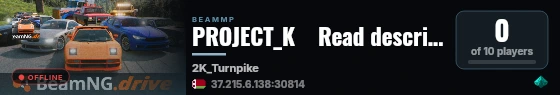 PROJECT_K　Read description! live status badge