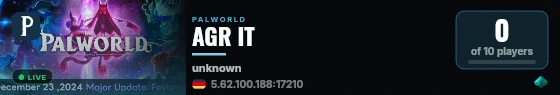 AGR IT live status badge