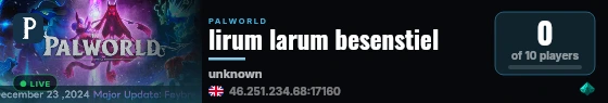 lirum larum besenstiel live status badge