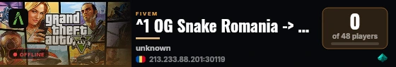 ^1 OG Snake Romania -> STAFF FREE -> VIP FREE ^7 live status badge