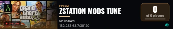 ZSTATION MODS TUNE live status badge
