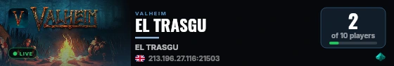 EL TRASGU live status badge