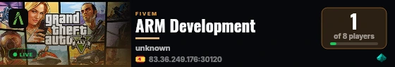 ARM Development live status badge