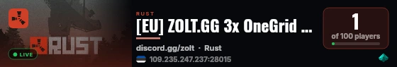 [EU] ZOLT.GG 3x OneGrid | No BPs | Kits | Custom Map live status badge