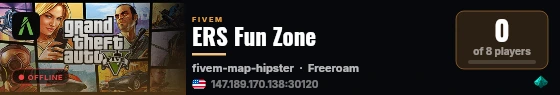 ERS Fun Zone live status badge