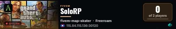 SoloRP live status badge