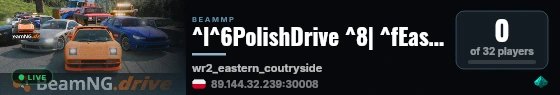 ^l^6PolishDrive ^8| ^fEastern Countryside ^8| ^cFixed Version live status badge