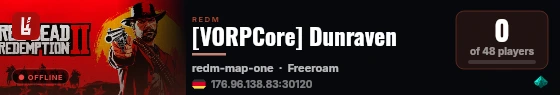 [VORPCore] Dunraven live status badge