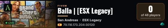 Balla | [ESX Legacy] live status badge