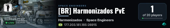[BR] Harmonizados PvE live status badge
